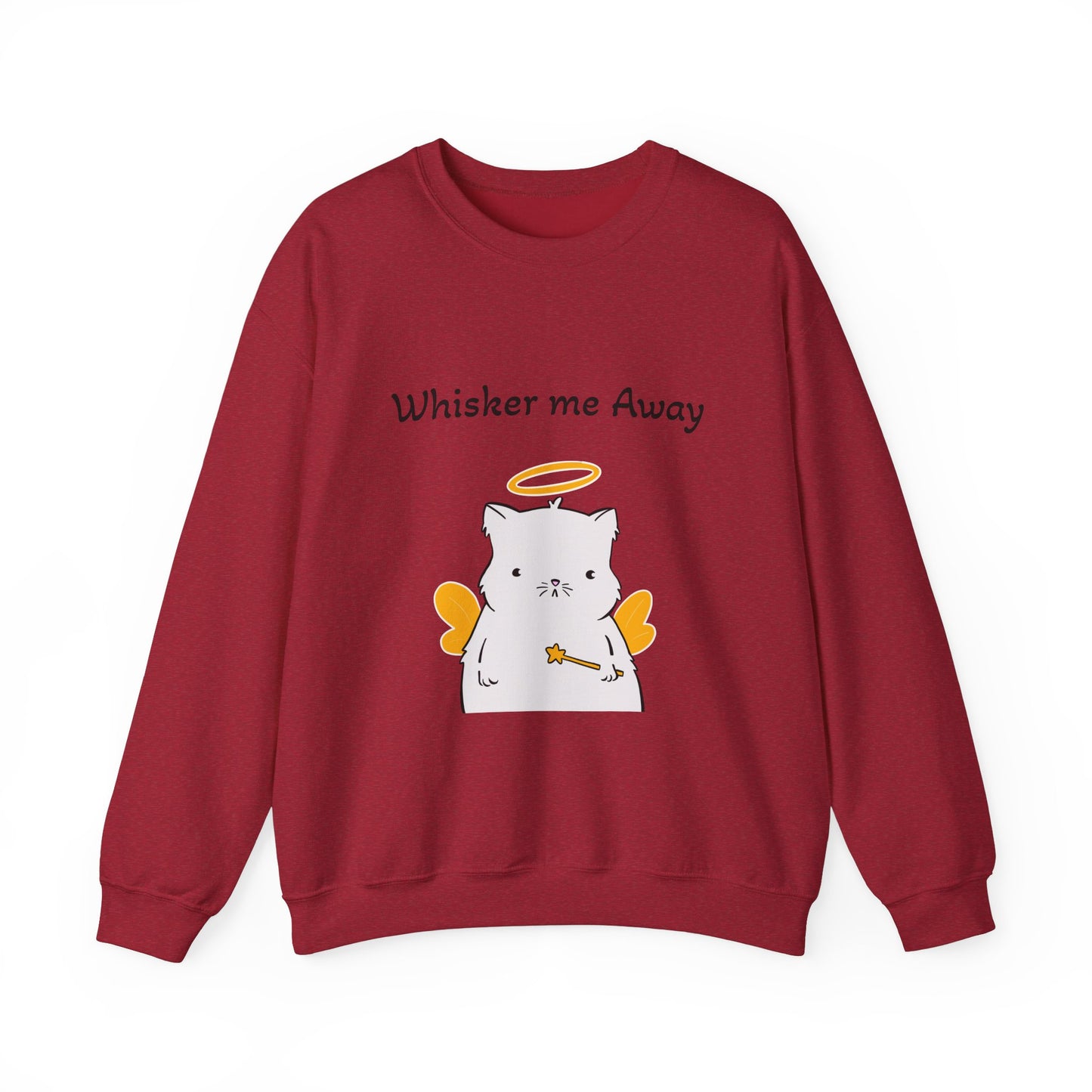 Funny Quote Whisker Me Away Crewneck Sweatshirt