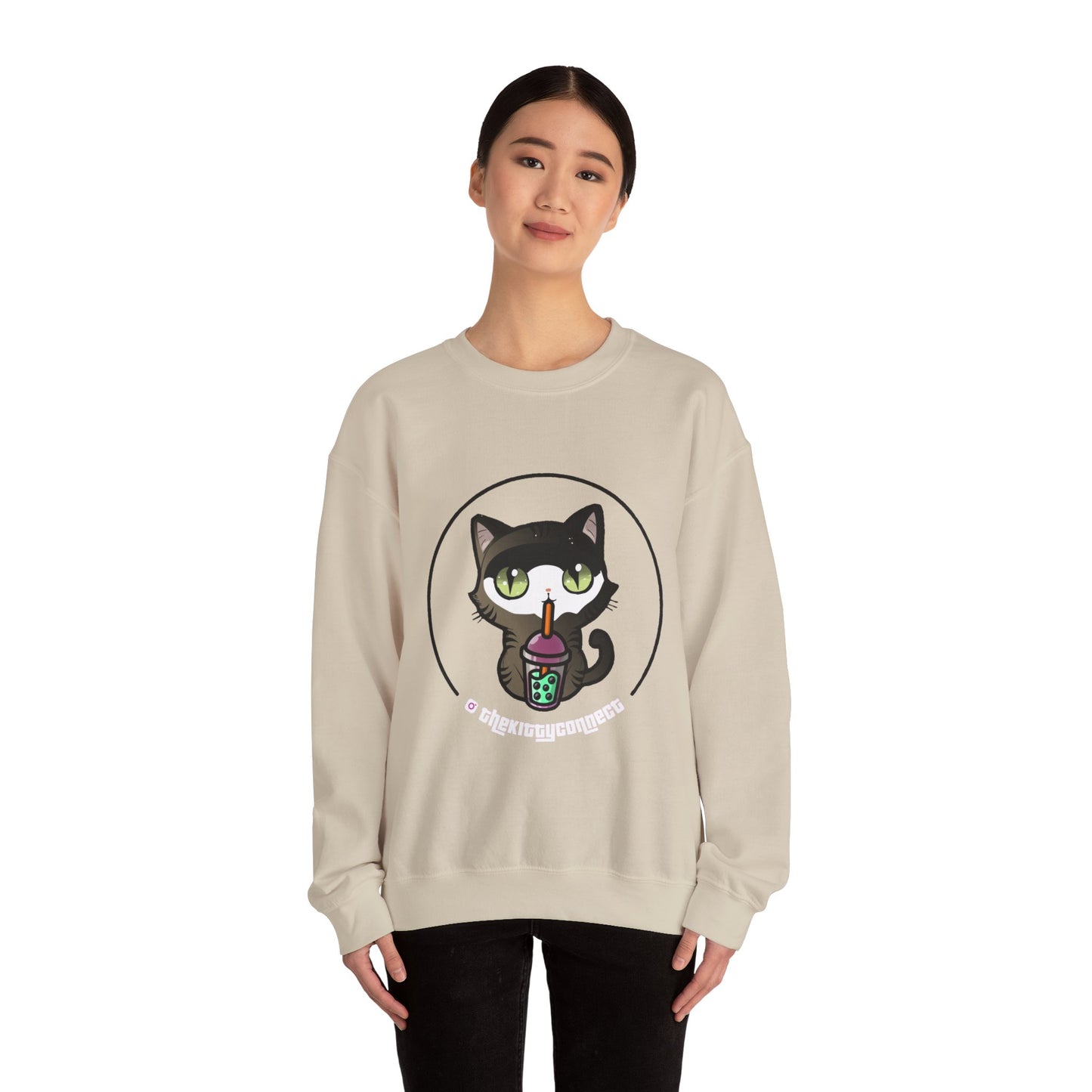 Kitty Bobba Tea Sweatshirt The Kitty Connect