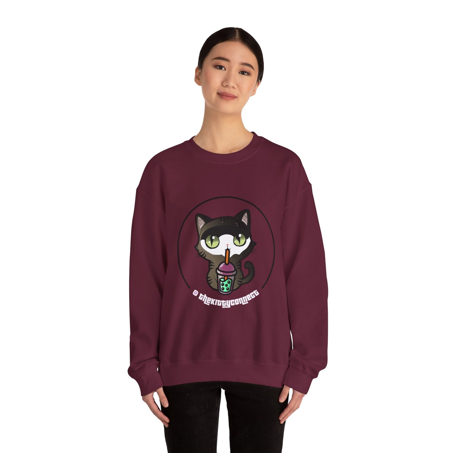 Kitty Bobba Tea Sweatshirt The Kitty Connect