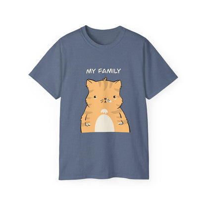 My Family Cat Unisex Ultra Cotton Tee