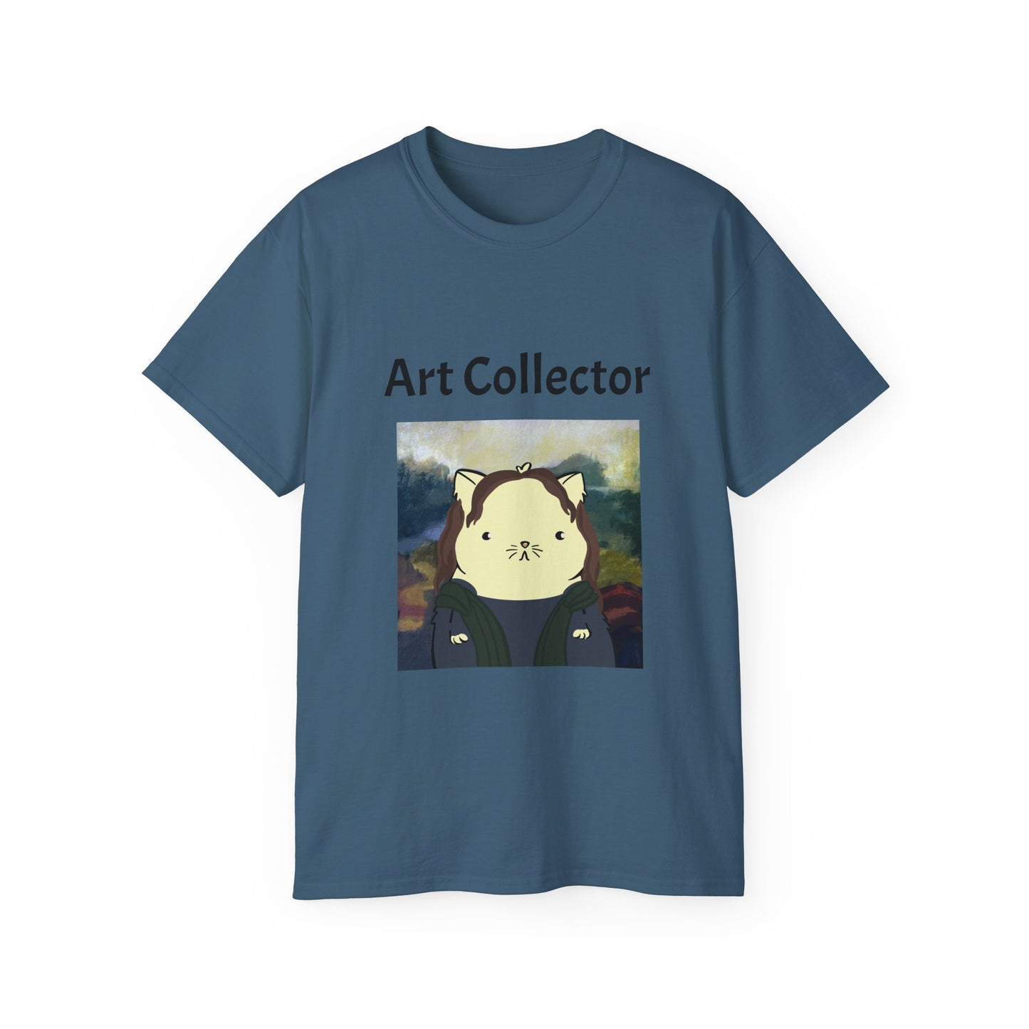 Mona Lisa Fat Cat Unisex Ultra Cotton Tee