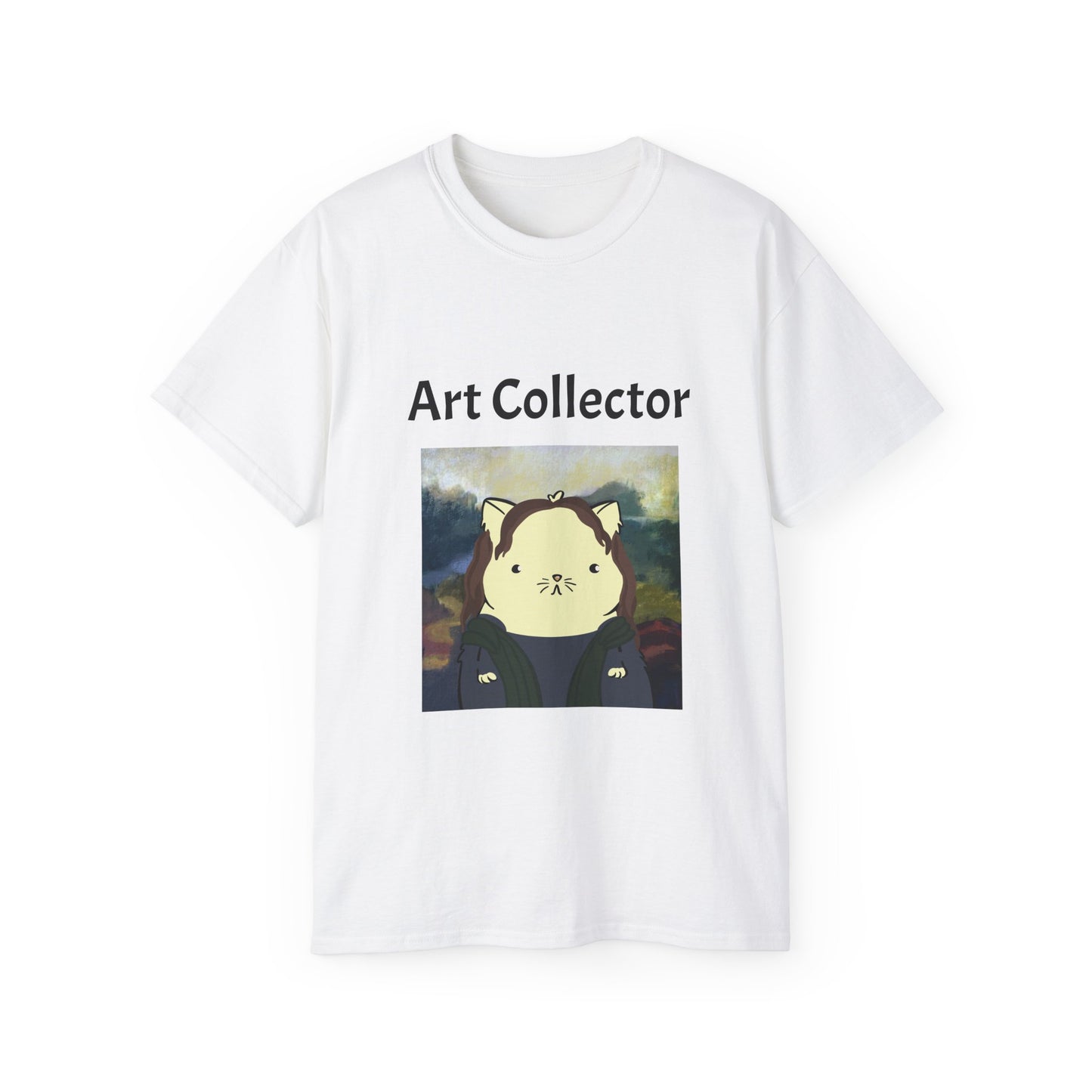 Mona Lisa Fat Cat Unisex Ultra Cotton Tee