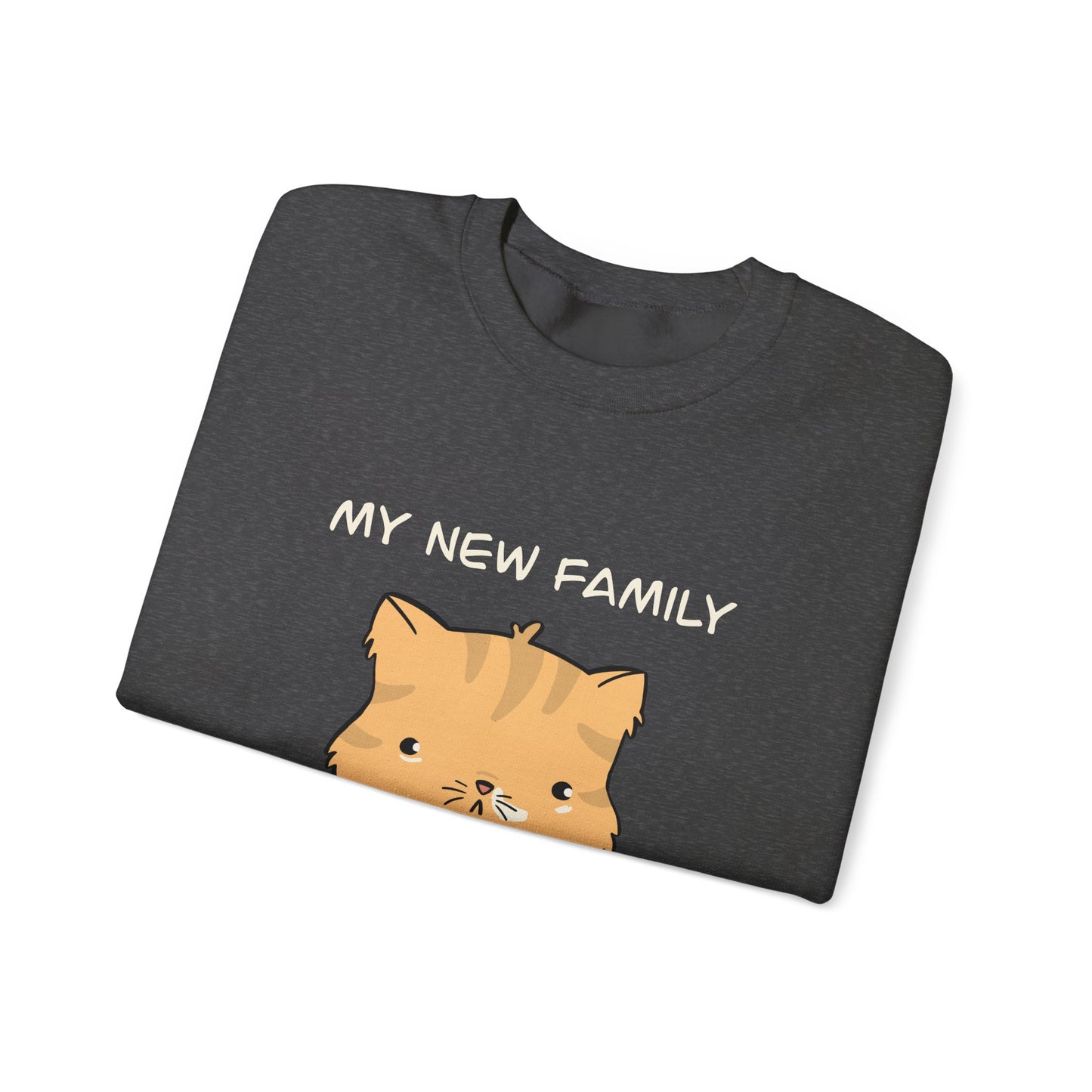 My New Family Unisex Heavy Blend™ Crewneck Sweatshirt