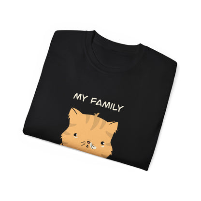 My Family Cat Unisex Ultra Cotton Tee