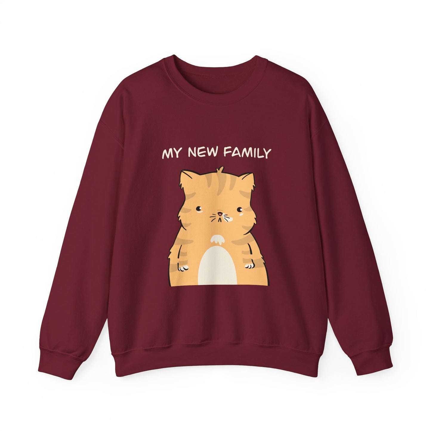 My New Family Unisex Heavy Blend™ Crewneck Sweatshirt