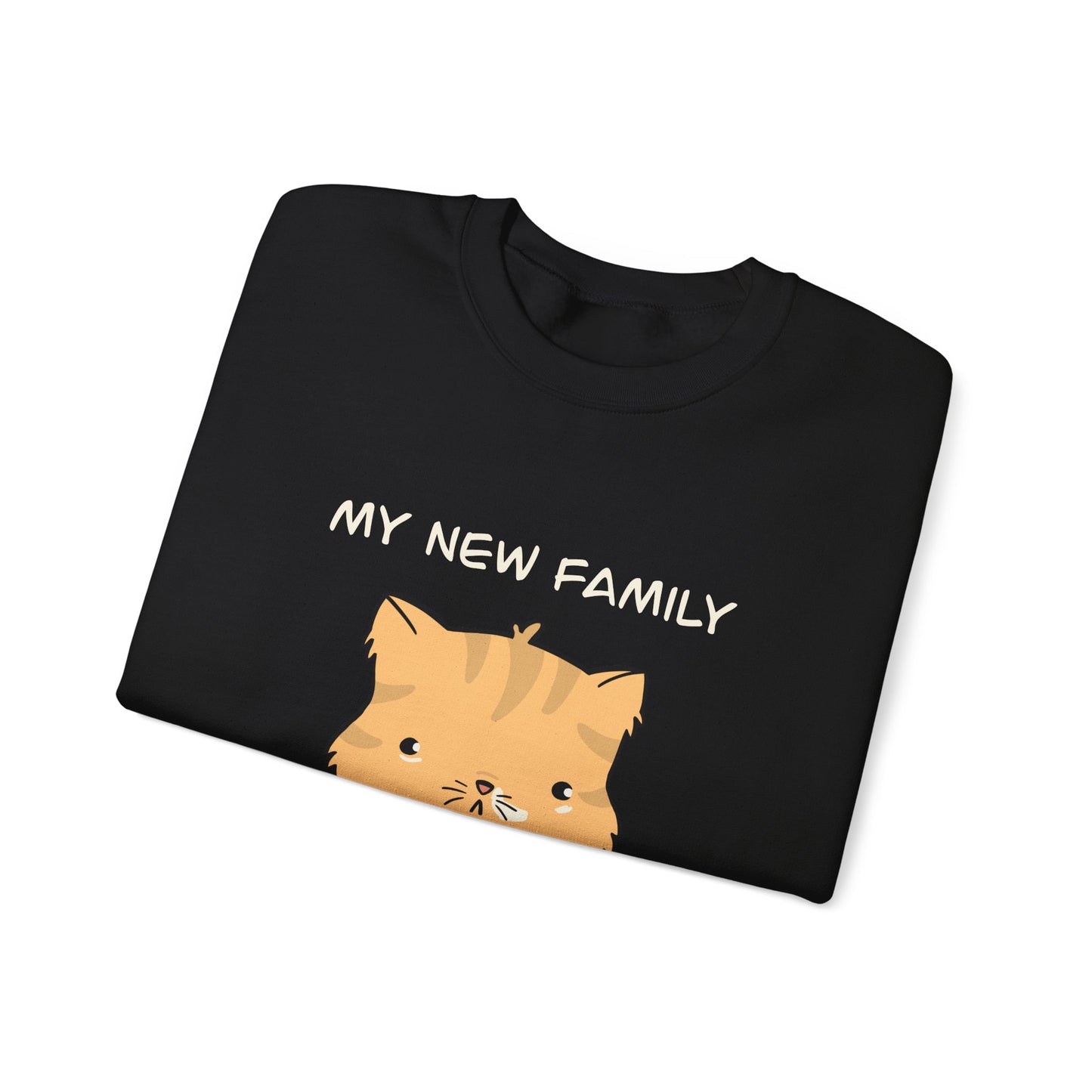 My New Family Unisex Heavy Blend™ Crewneck Sweatshirt