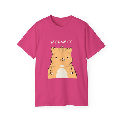 My Family Cat Unisex Ultra Cotton Tee