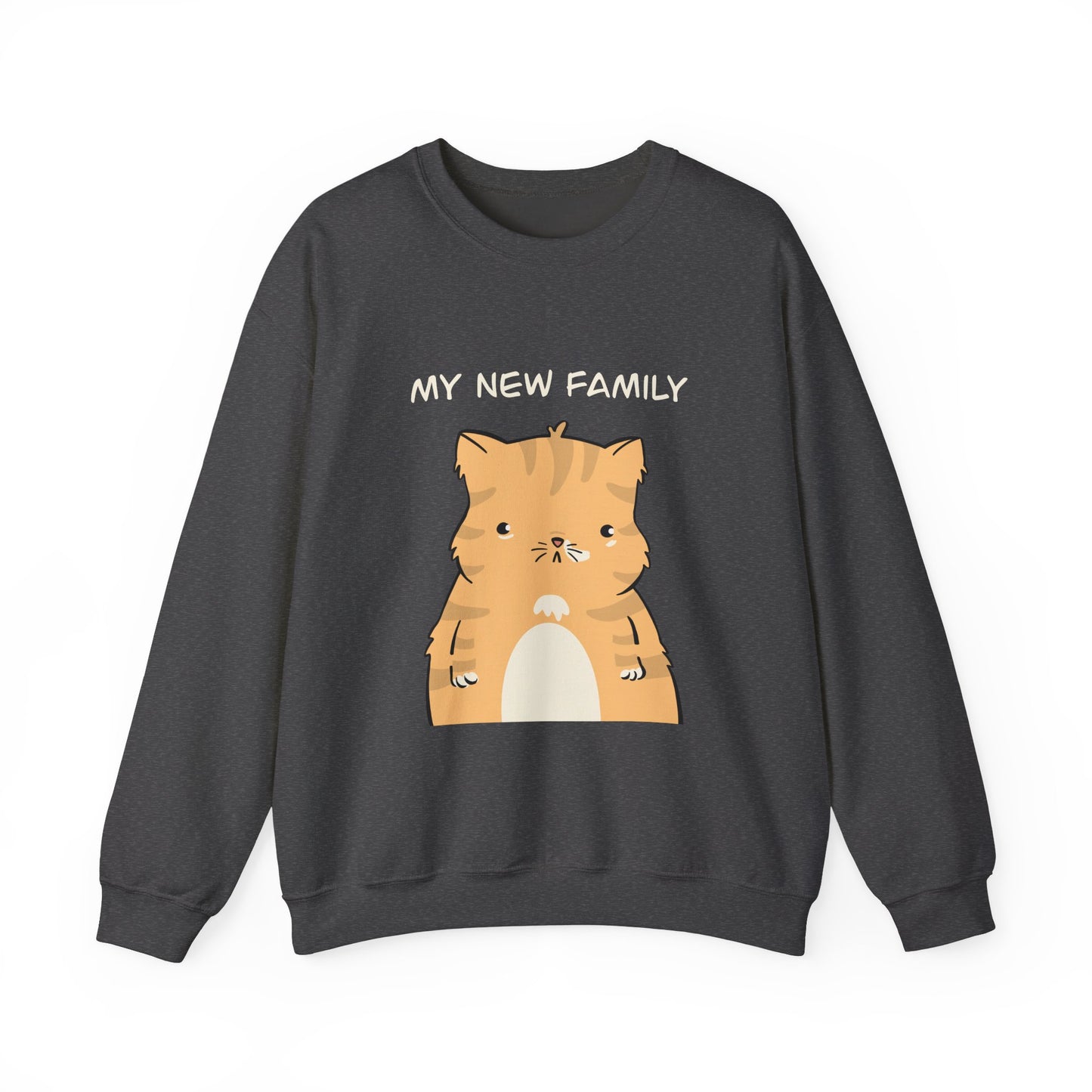 My New Family Unisex Heavy Blend™ Crewneck Sweatshirt