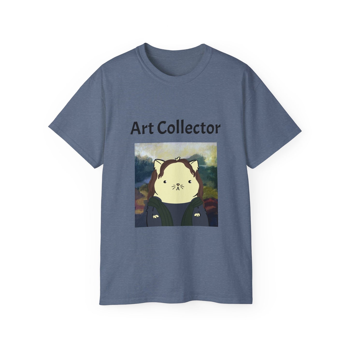 Mona Lisa Fat Cat Unisex Ultra Cotton Tee