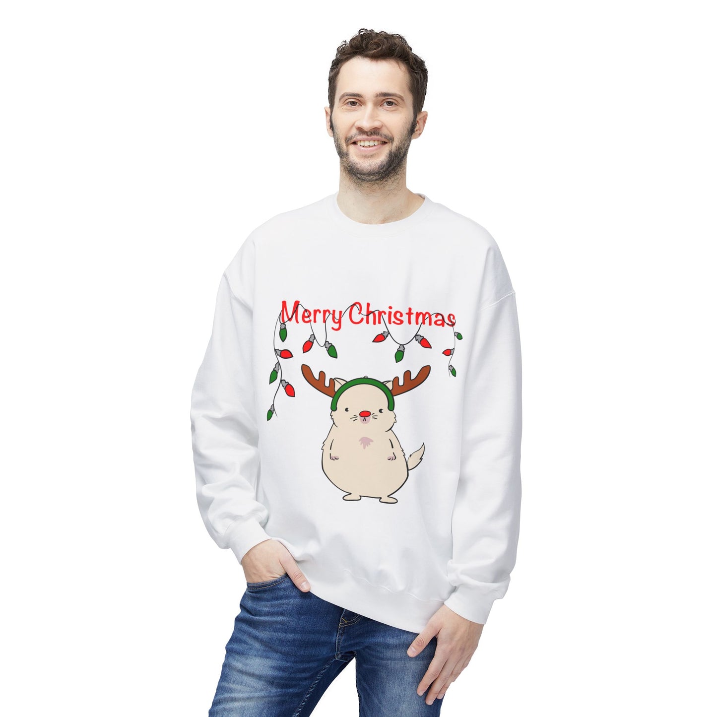 Christmas Rudolph Funny Cat Sweatshirt